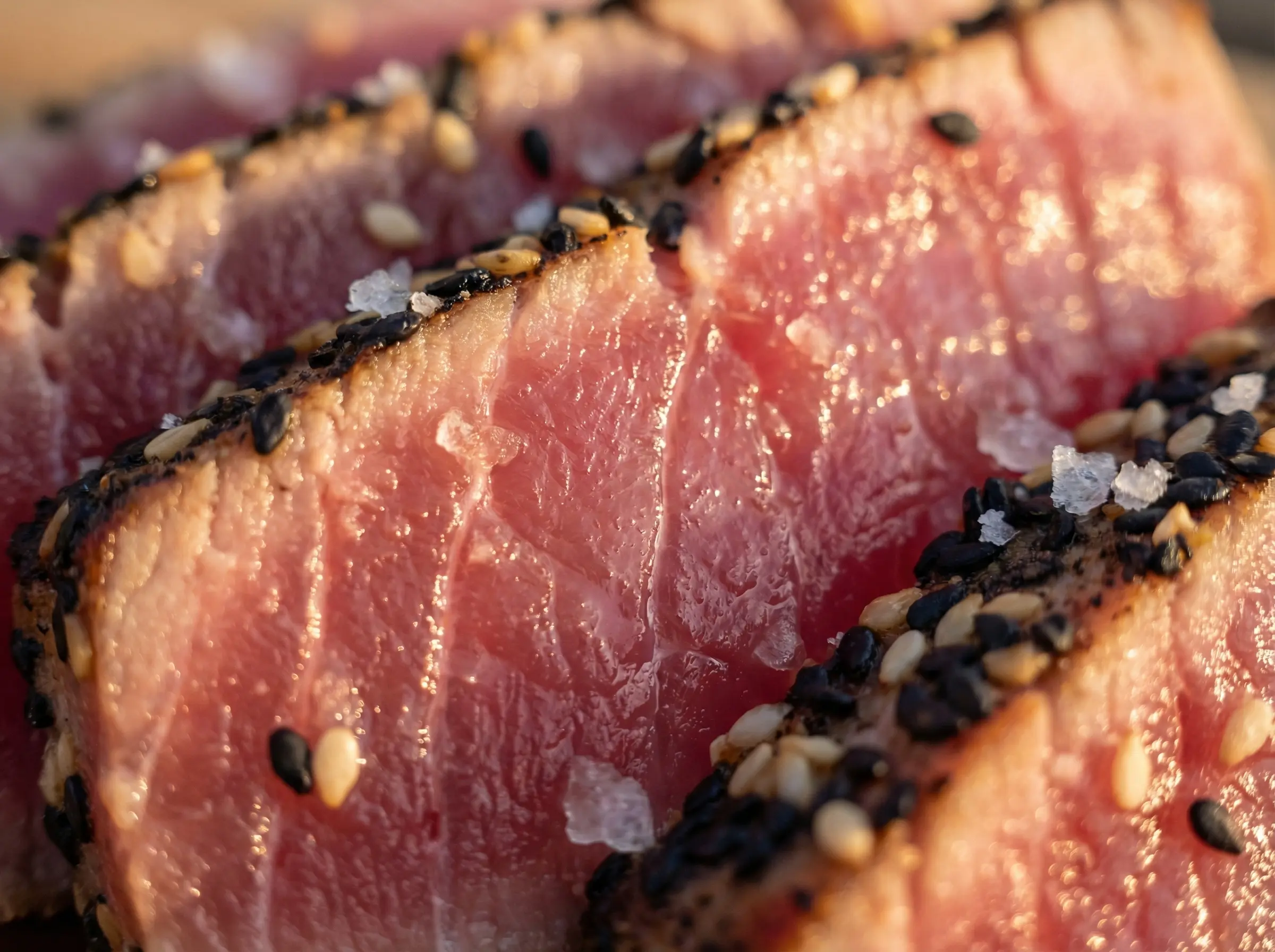 Tataki de atún fresco